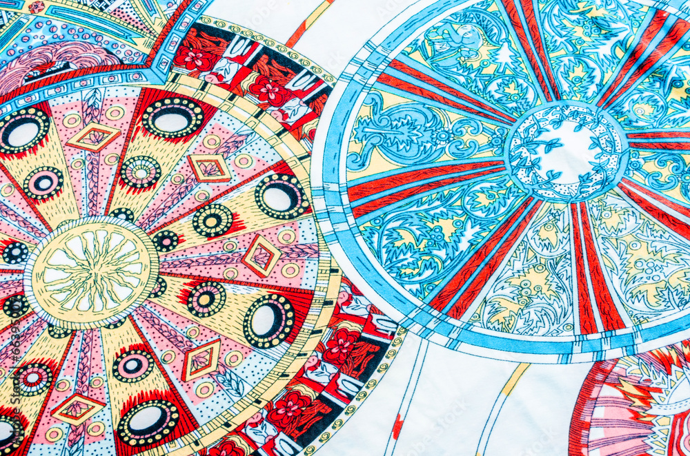 Obraz premium Modern color pattern on the fabric