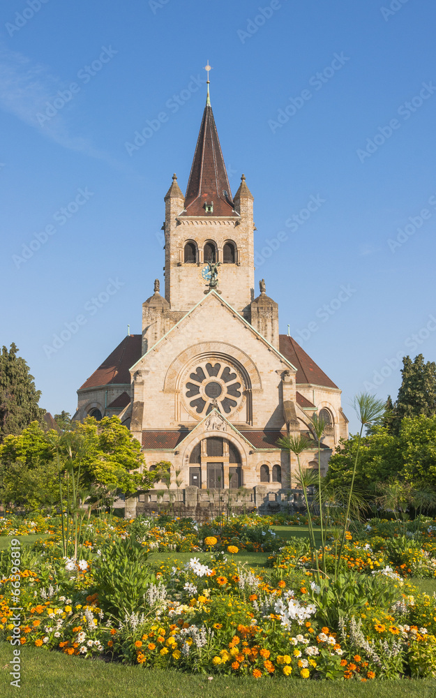 Basel, Altstadt, Pauluskirche, Kirche, Sommerausflug, Schweiz