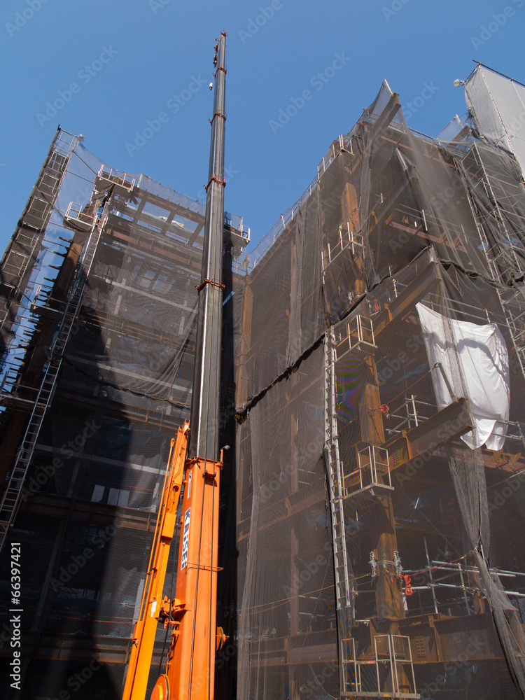 Fototapeta premium ビル建設現場