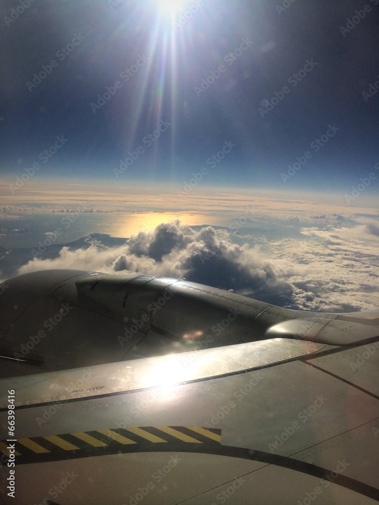 view from an aeroplane