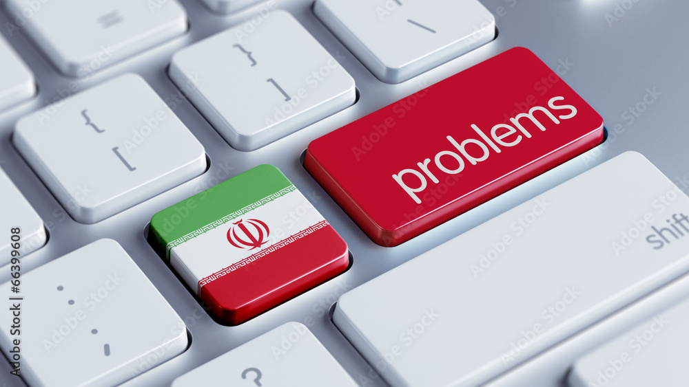 Iran Problems Concept Iran Problems Concept