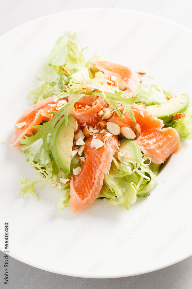 salad with salmon salad with salmon