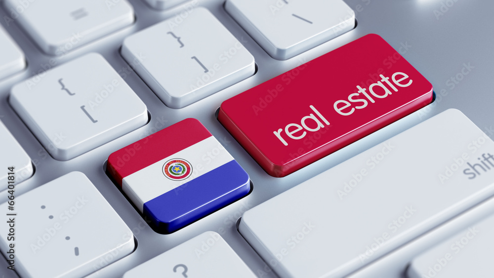 Fototapeta premium Paraguay Real Estate Concept