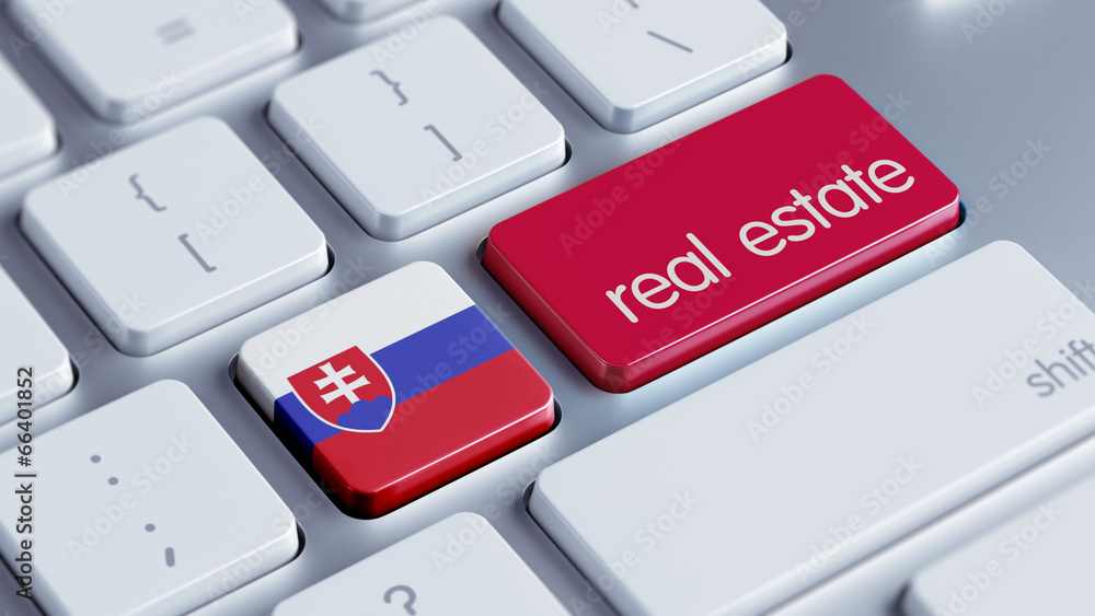 Fototapeta premium Slovakia Real Estate Concept