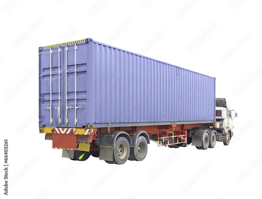 Container and truck