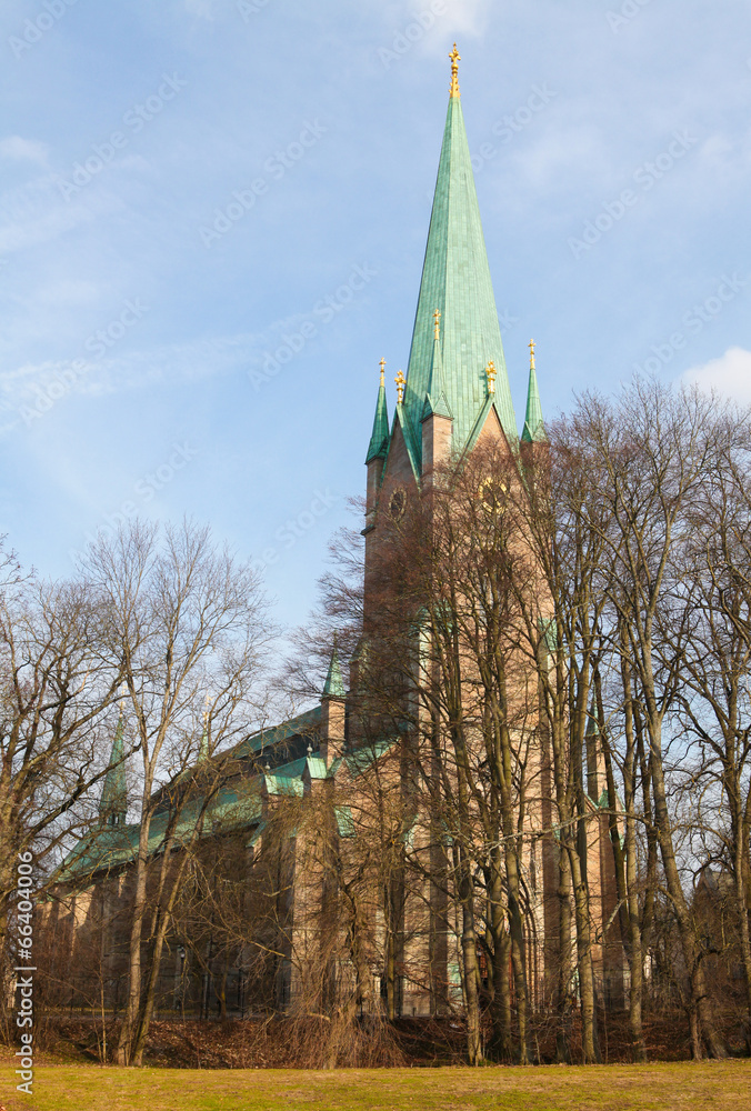 Fotografie Famous Linkoping cathedral in Sweden