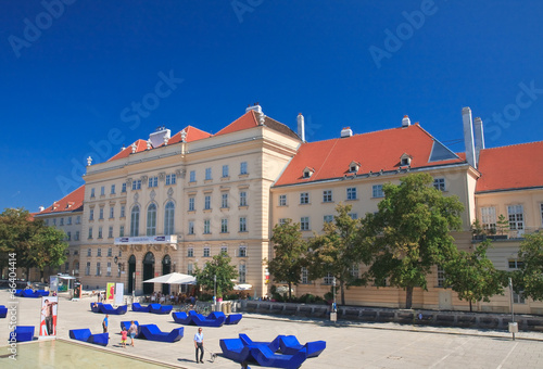 Canvas Print Museum Quarter. Vienna, Austria
