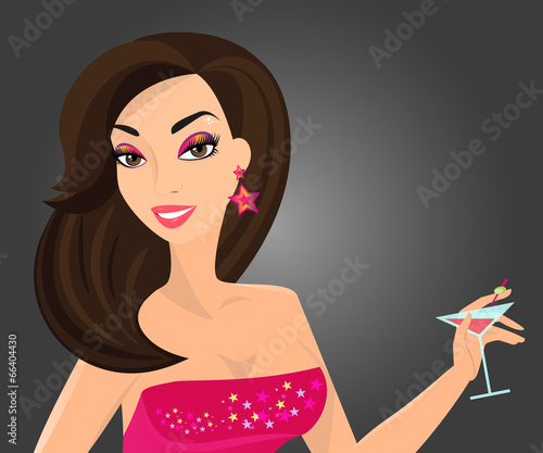 Brunette woman