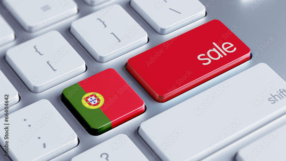 Fototapeta premium Portugal Sale Concept