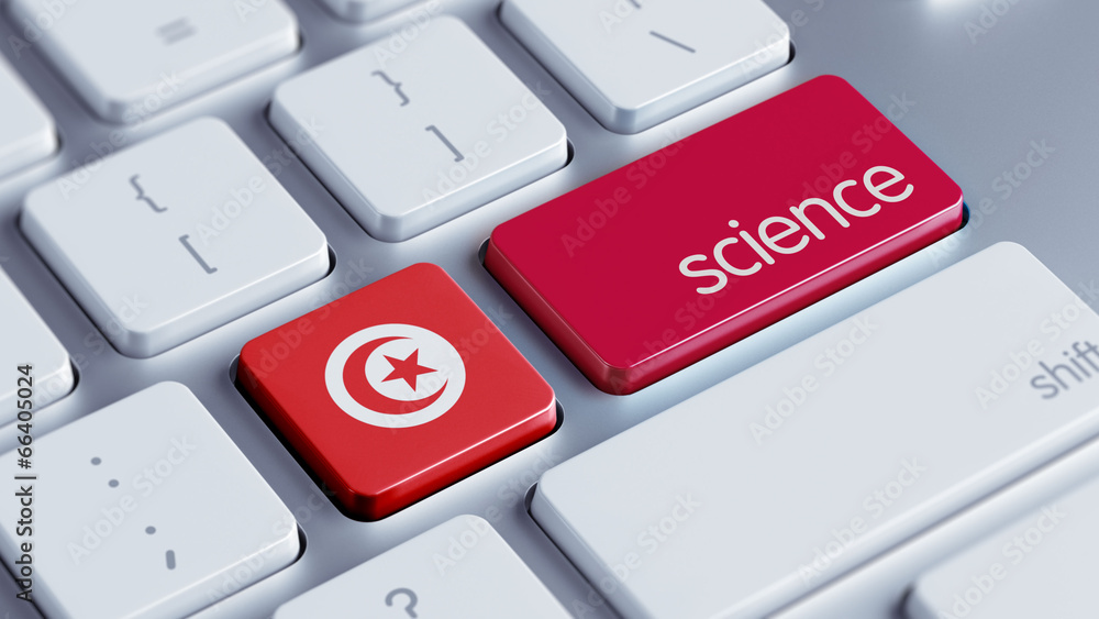 Fototapeta premium Tunisia Science Concept