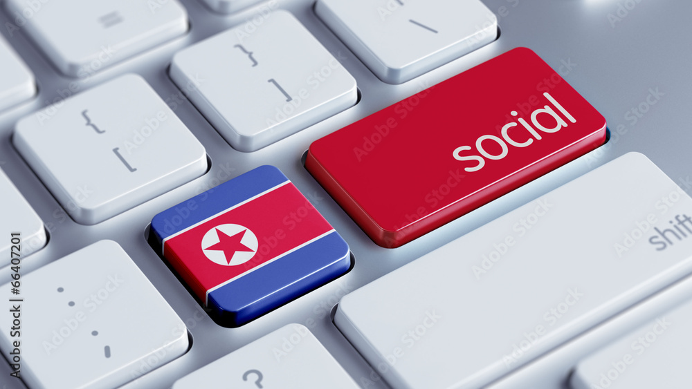 Fototapeta premium North Korea Social Concept