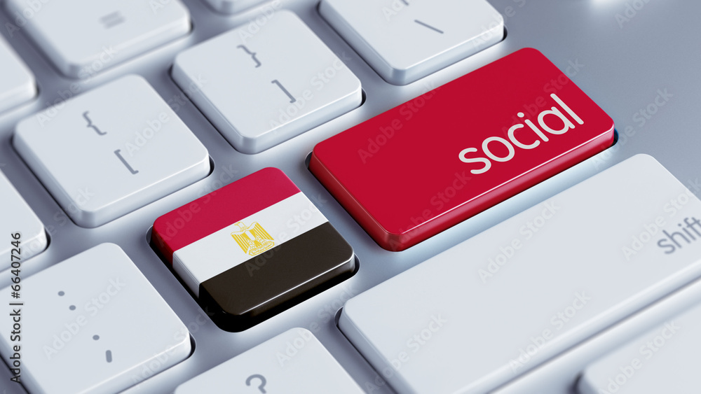 Fototapeta premium Egypt Social Concept