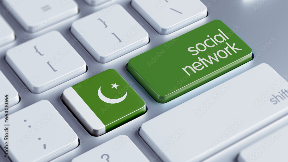 Pakistan Social Network Concept. Pakistan Social Network Concept.