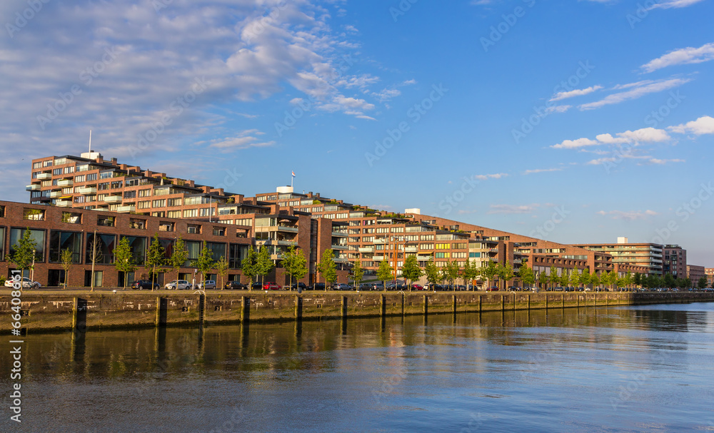 Naklejka premium Residential district in Rotterdam, Netherlands