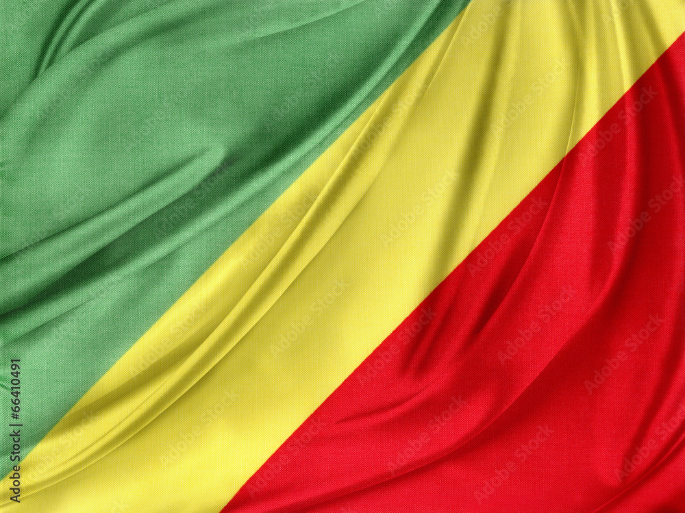 Fototapeta premium Congo flag