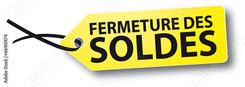 ETIQUETTE FERMETURE DES SOLDES