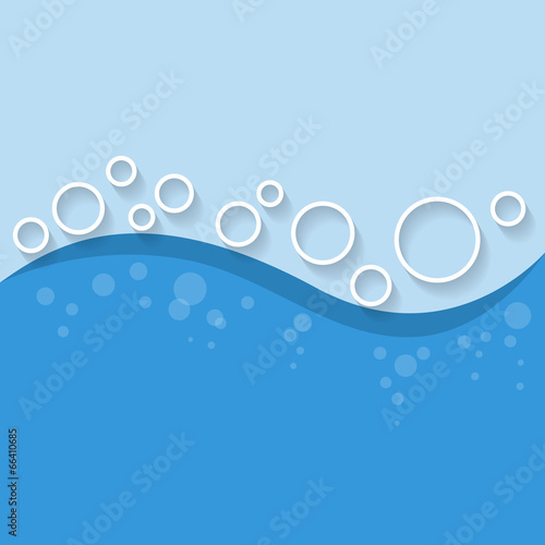 Vector Wash background, flat design