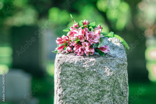 Headstone in Cemetery