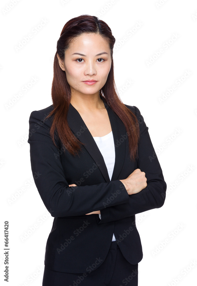 Serious business woman