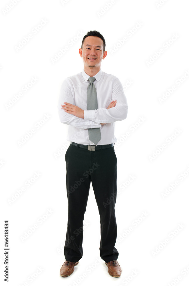 Young Asian business man isolated on white background. Young Asian business man isolated on white background.