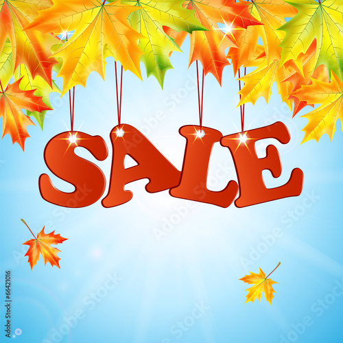 Seasonal autumn sale