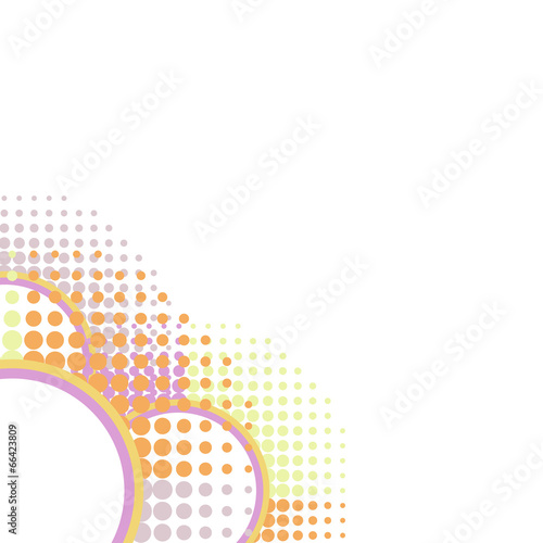 Abstract colorful circles background