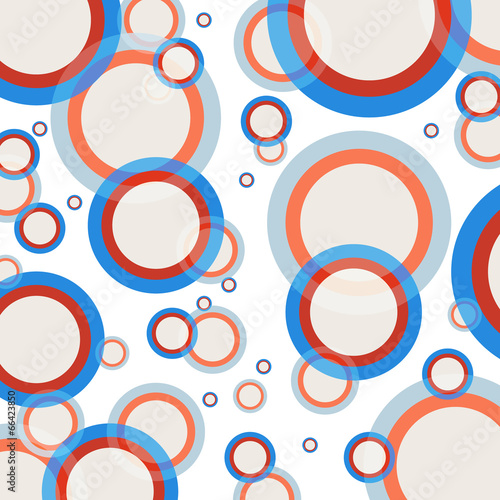 Abstract colorful circles background