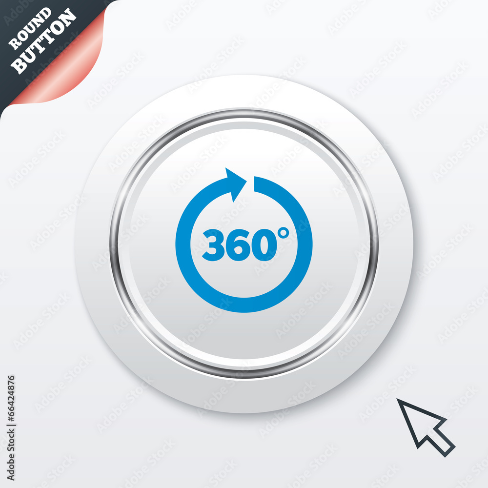 Angle 360 degrees sign icon. Geometry math symbol Angle 360 degrees sign icon. Geometry math symbol
