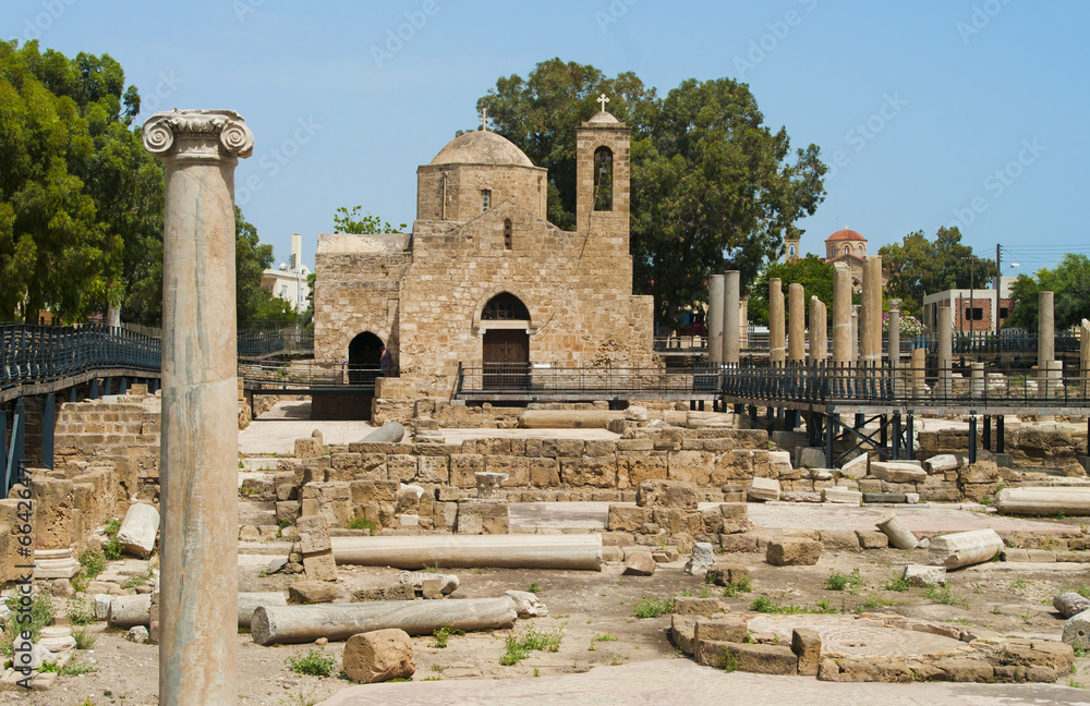 ayia kyriaki chrysopolitissa church in Cyprus