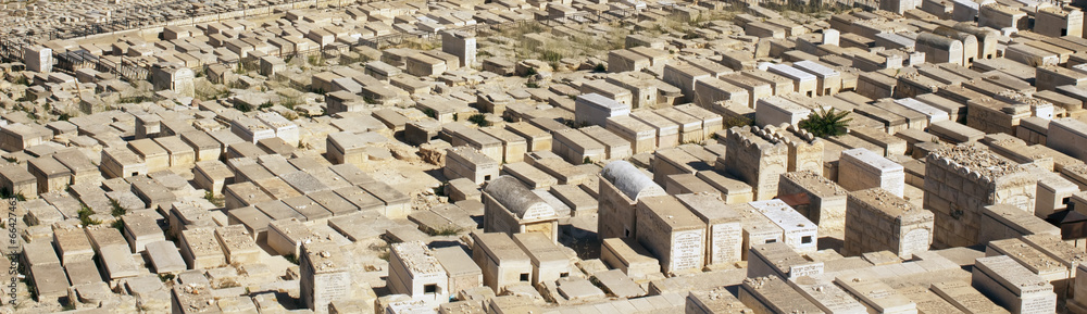 the jewish cemetery  in Jerusalem