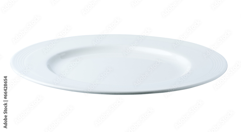 empty plate isolated on white empty plate isolated on white