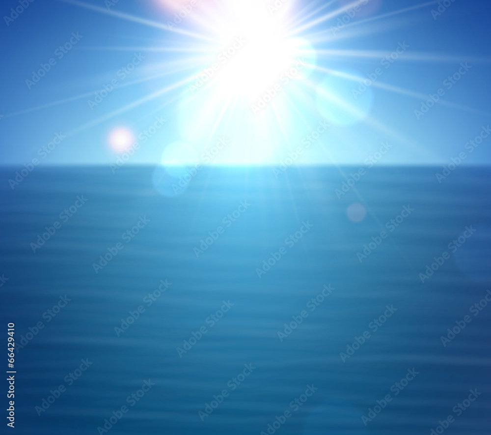 Obraz premium Tropical sunny summer sea.