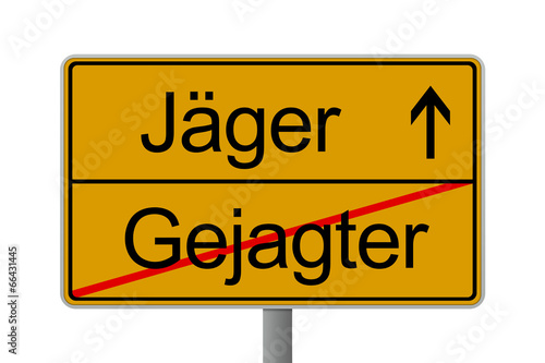 Bild auf Leinwand Verkehrsschild