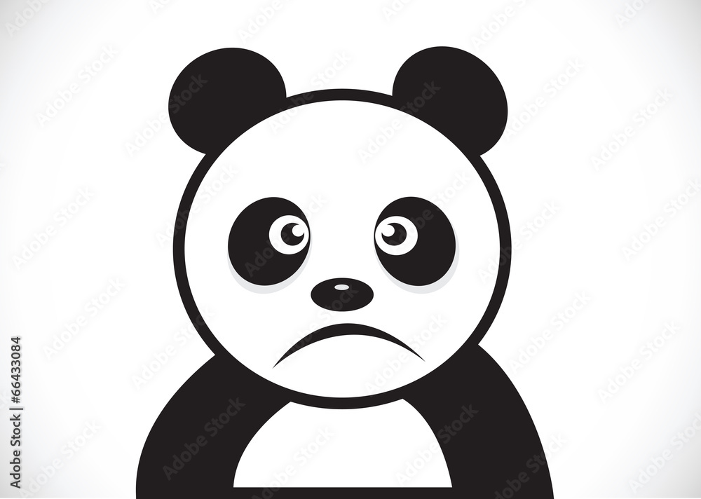 Panda cartoon character Panda cartoon character