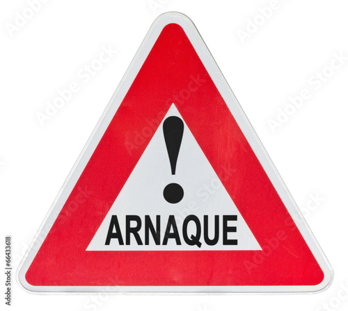 Fotografía attention arnaque