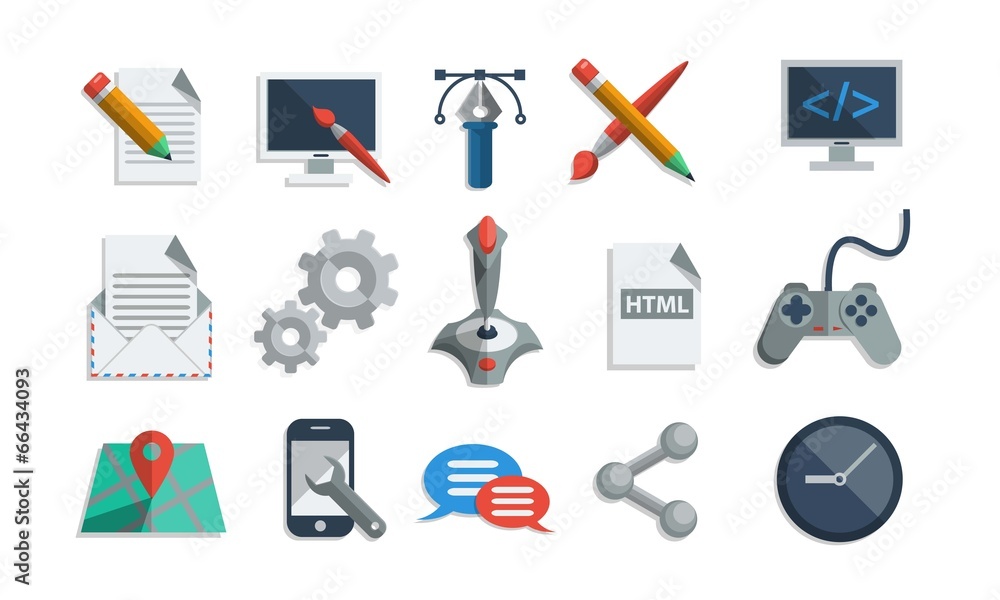 Flat Icons Set Flat Icons Set