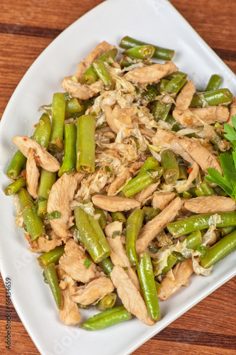 Green beans with chicken