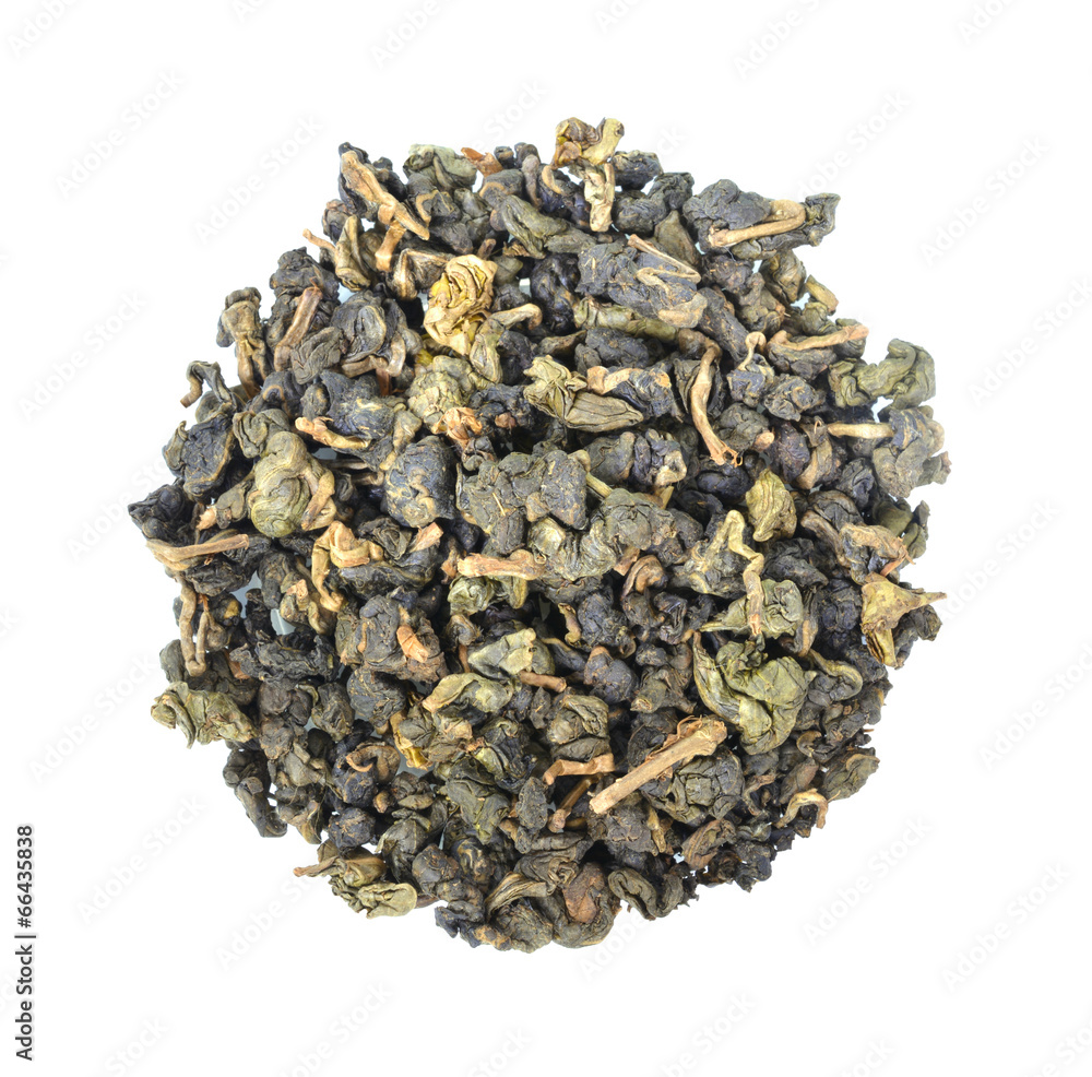 Heap of Chinese green tea Heap of Chinese green tea