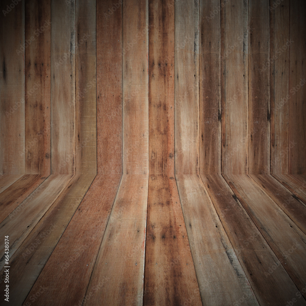 Naklejka premium Old grunge wood wall textured background