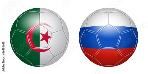 Football. Algeria - Russia