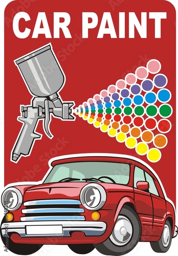 car paint sign