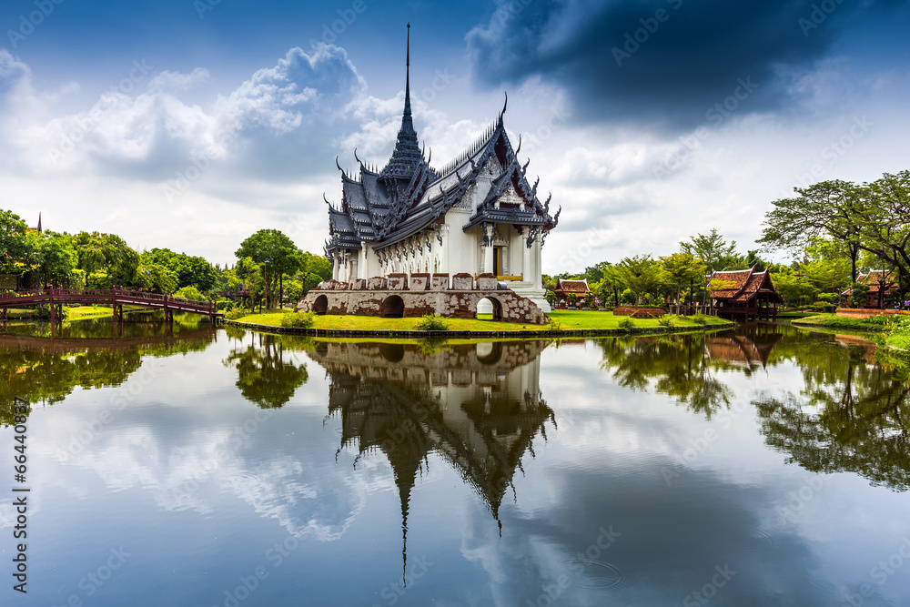 Naklejka premium Sanphet Prasat Palace, Ancient City, Bangkok, Thailand