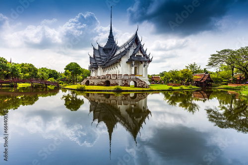 Sanphet Prasat Palace, Ancient City, Bangkok, Thailand photo