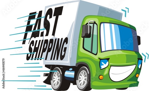 fast delivery lorry