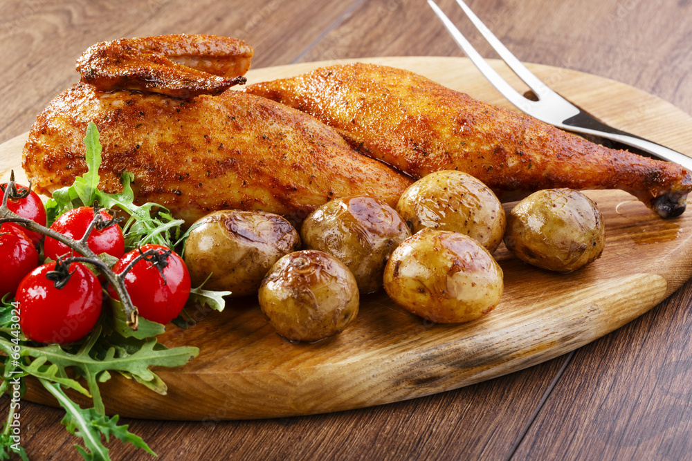 half baked chicken with new potatoes half baked chicken with new potatoes