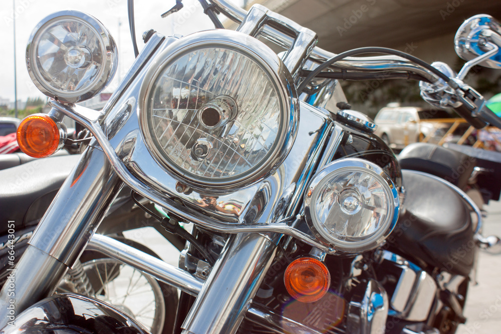 Obraz premium motorcycle front