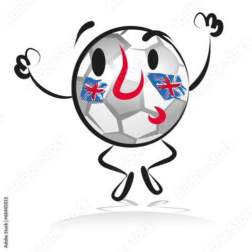 soccer, fan, football, united kingdom, character, hand drawing