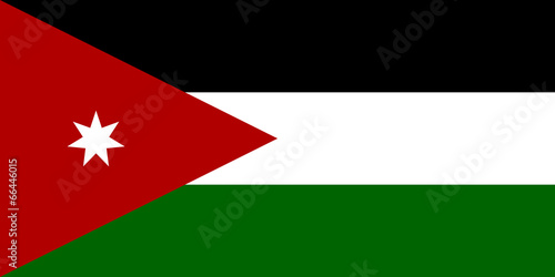 Flag of Jordan photo