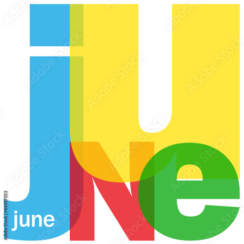 "JUNE" (month summer calendar date when holidays events alerts)