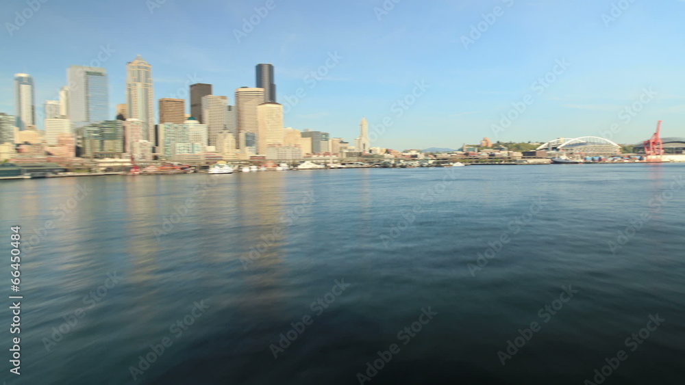 Seattle Ferry Ride Front View Time Lapse Seattle Ferry Ride Front View Time Lapse